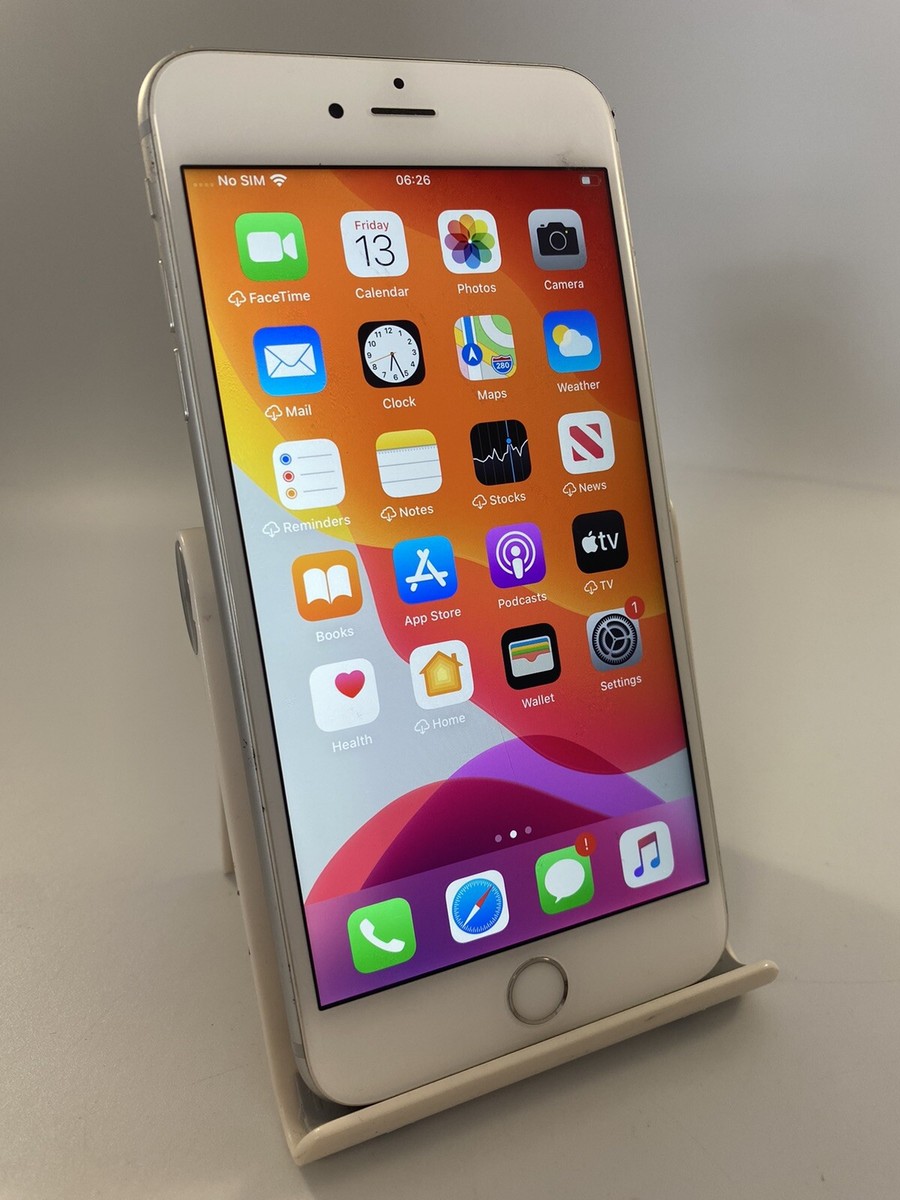 Apple iPhone 6S Plus Silver & White Unlocked 64GB 5.5