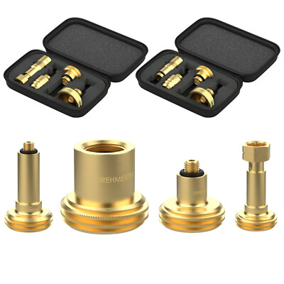 Drehmeister Adaptersets sowie einzelne LPG Tankadapter Autogas lang und kurz