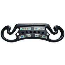 1x Ebony Abalone Shell Inlay Bridge for Gibson SJ-200 Acoustic Guitar Luthier