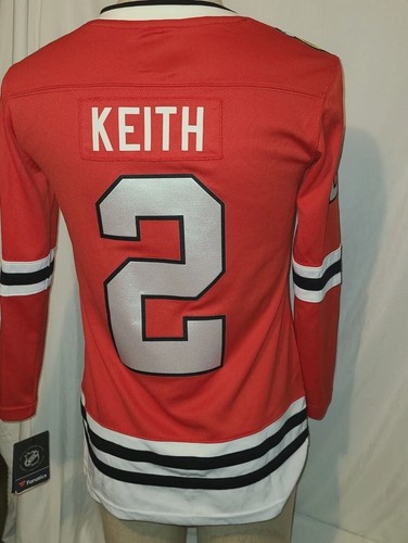 NEW Fanatics Chicago Blackhawks Womens Keith Breakaway Jersey Medium Authentic - Picture 2 of 7