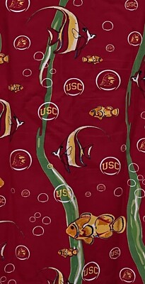 USC Trojans Aloha Hawaiian Shirt Medium Excellent