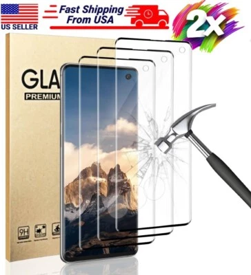 2X Tempered Glass For Samsung Galaxy S25 S22 S23 Ultra S24 FE Screen Protector