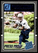 2016 Donruss #385 Malcolm Mitchell Press Proofs Green New England Patriots