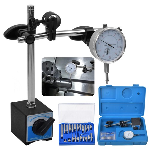 Dial Indicator with Magnetic Base Point Precision Inspection Set Dial Test UK - Picture 3 of 21