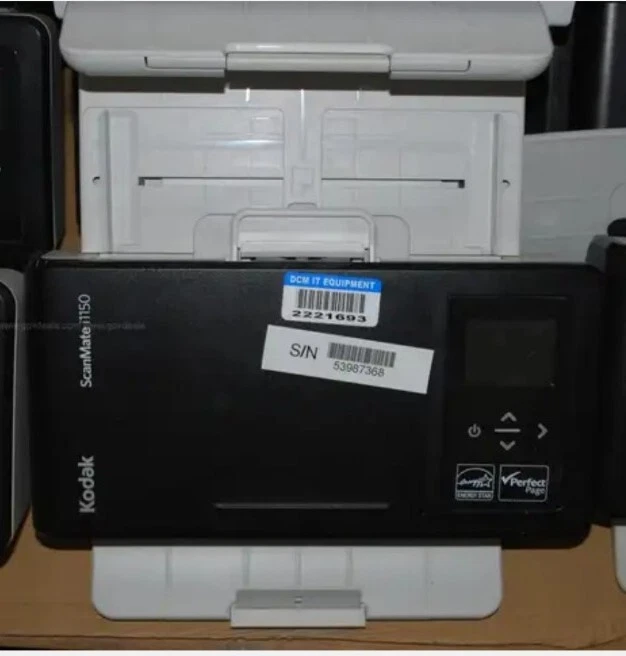 Kodak ScanMate i1150 High Speed Duplex Color Document Scanner USB & AC Adaptor - Image 3 of 3