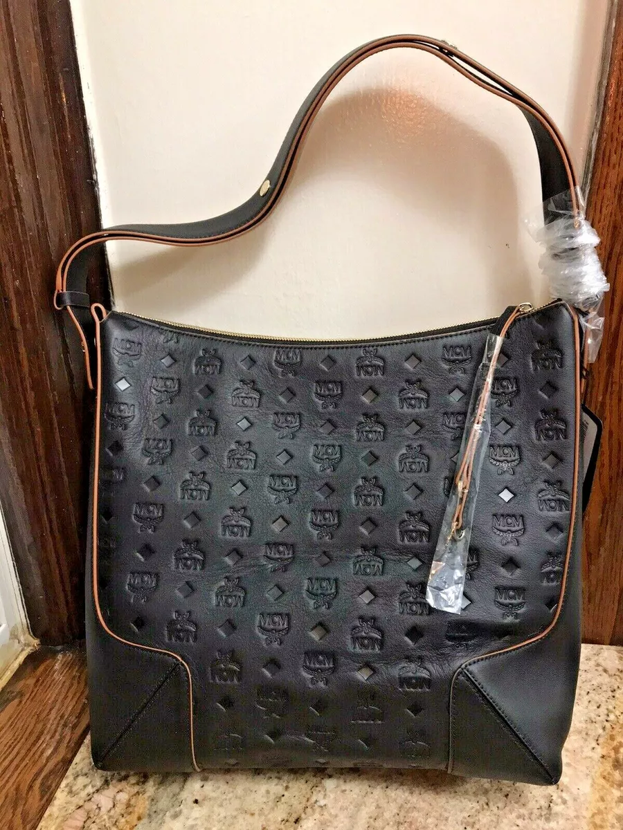 Klara Monogrammed Medium Hobo Bag