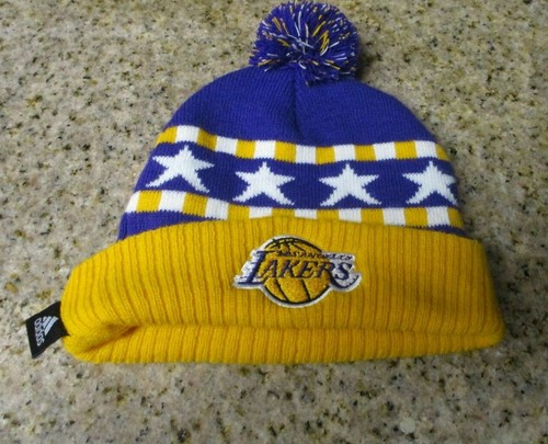 Los Angeles Lakers kids beanie Adidas 