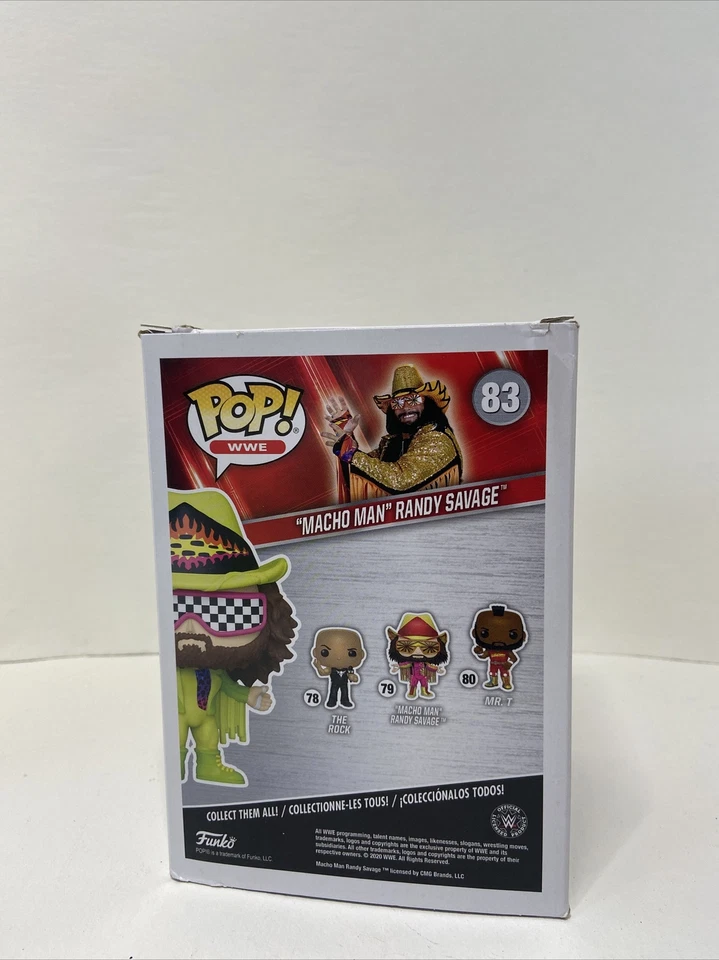 Oficial WWE Auténtico Macho Man Randy Savage Verde ¡POP! nuevo lanzamiento 🔥exclusivo Foto 3 de 4