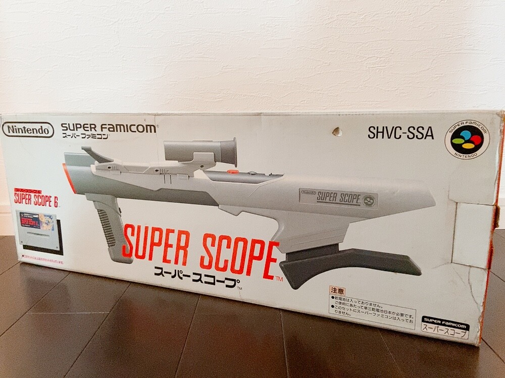 Nintendo Super Scope 6 Super Famicom SFC SNES Japan with Box Nintendo Super Scope 6 Super Famicom SFC SNES Japan with Box