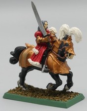 WARHAMMER DOGS OF WAR MERCENARY LORD GENERAL SÖLDNER + PFERD BEMALT METALL