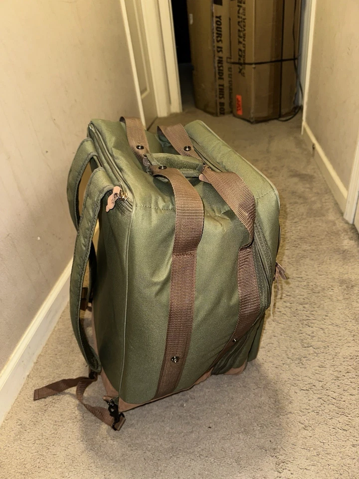 Bolso de herrajes TAMA Powerpad colección de diseñador VERDE MUSGO ¡EXCELENTE! Poco uso Foto 3 de 4