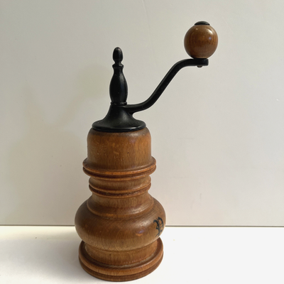 Vintage Zassenhaus W. Germany Pepper Mill Grinder Wood/Metal 6