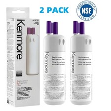 Kenmore 9081 Refrigerator Water Filter 2 Pack White NSF Certified Replacement