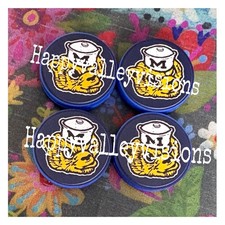 4 Piece College Football Team Focal Beads DIY Jewelry Beadable Pens MICHIGAN