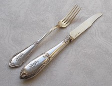 *RAR* Exklusives 2-tlg. Obstbesteck Jugendstil aus 800er Silber Wolfers, Brüssel