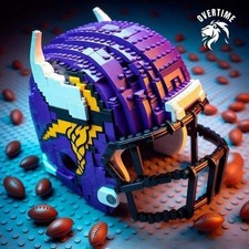 Major League Football 32 Teams Building Block Helmet Creative Building Block UK