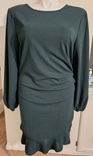 Unbranded Dark Green Dress w/ Ruffles - Sz 2XL