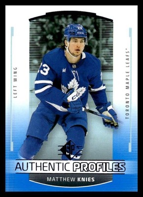 Matthew Knies Toronto Maple Leafs 2025-26 SP Upper Deck Blue Parallel AP-18