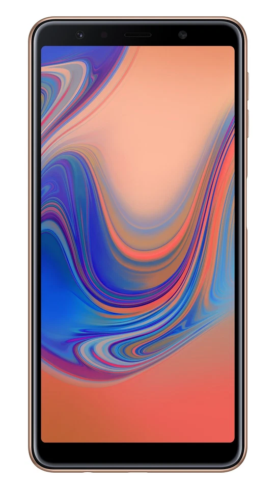 Samsung Galaxy A7 (2018) A750F Android 8.0 Smartphone Gold "gut", Foto 1 von 4