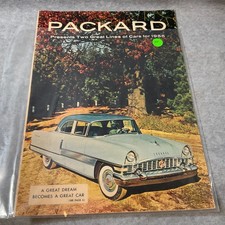 Original 1955 Packard Clipper Big Tabloid-Sized Brochure - Good Cond.