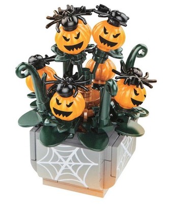 Block Tech® Halloween Block Spooky Succulents Set - Jack-O-Thorns