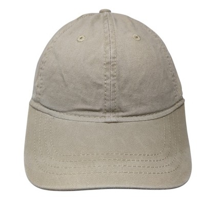 George Slideback Hat Brown One Size Solid Casual Blank Adjustable