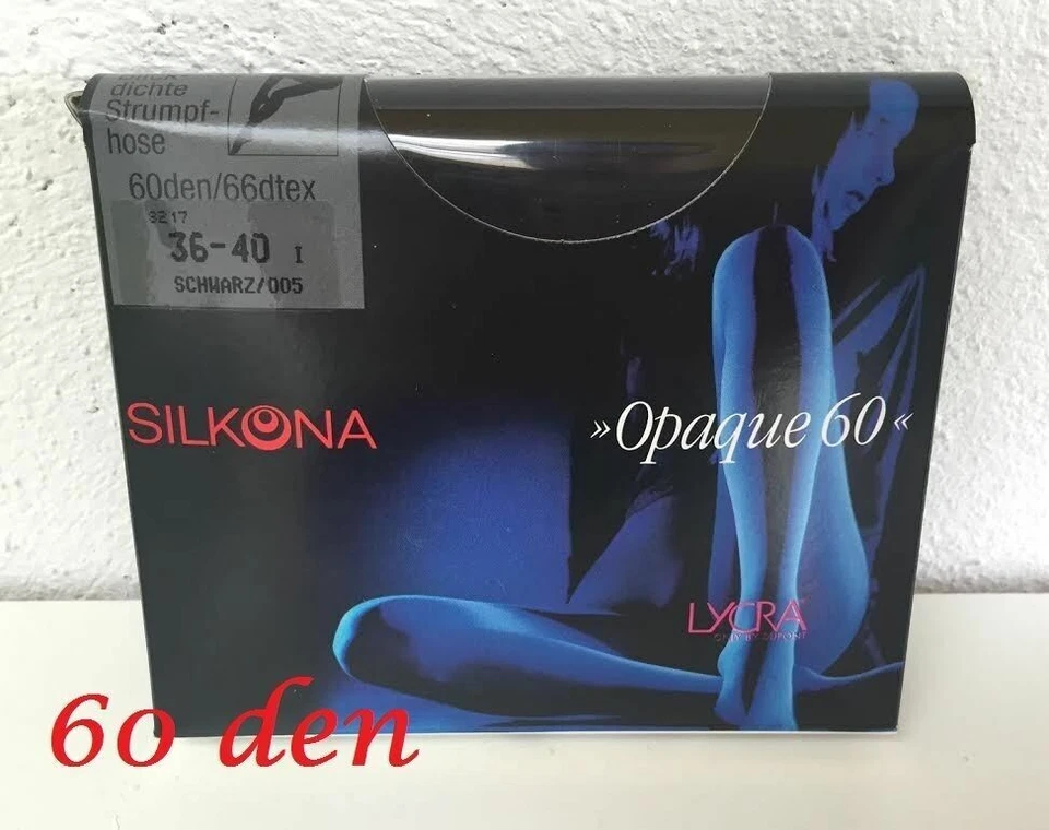 5x Feinstrumpfhose Damenstrumpfhose Strumpfhose 60 DEN Schwarz Größe 36-40 - Bild 2 von 3