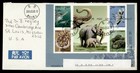 DR WHO 2000 CHINA PRC ANINMAL BLOCK BEIJING AIRMAIL TO USA R86419 — photo 1
