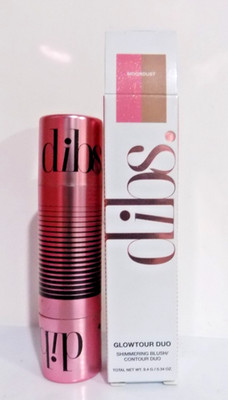 Dibs GlowTour Duo Shimmering Blush Contour ''MOONDUST''.34oz *DAMAGED*SEE PICTURES