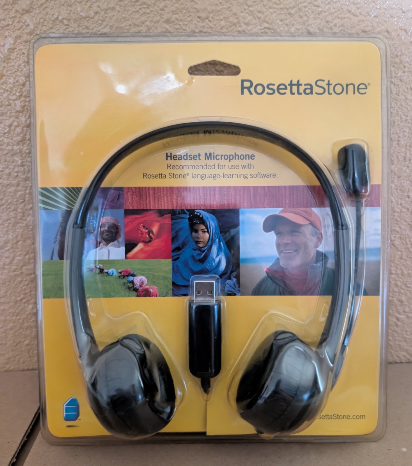 Rosetta Stone Headset Microphone USB For Language Software Factory Sealed