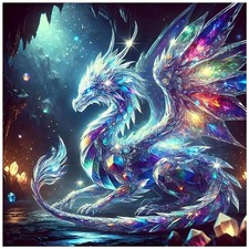 Diamond Art Kits for Adults, 5D DIY Dragon Diamond Painting Kits for Adults B...
