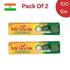 Pasta de dientes Dabur Meswak - 200 gm - Pack de 2 x 100 gm