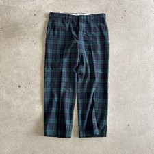 True Vintage Pendleton Plaid Wool Pants Trousers Men's 36x27 Plaid Pocket Slacks