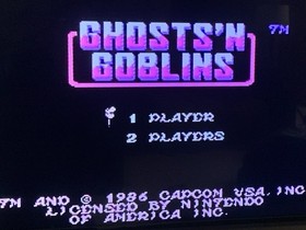 3 Game NES Bundle Ghosts N Goblins Tiger Hell MTV Remote Control Cartridges ONLY