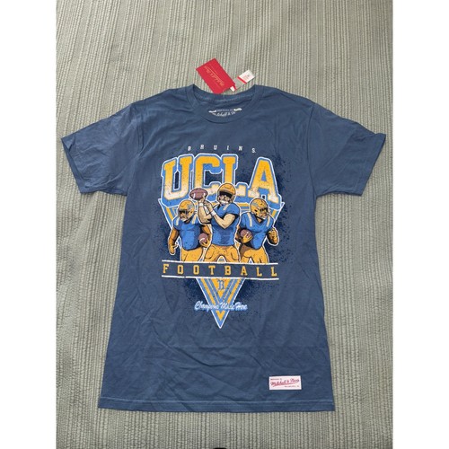 UCLA Bruins Football T-Shirt Mitchell & Ness Graphic Tee Mens Small