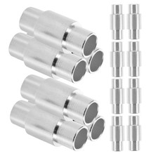 16Pcs Durable Aluminum Skate Axle Spacers Silver Precision Low Noise Replacement