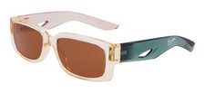 New NIKE VARIANT EV-24013 113 Coconut Milk  Green Sunglasses with Brown Lenses