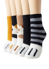 Cozy Fluffy Animal Slipper Socks for Women Soft Warm Winter Sleep Socks Fuzzy...