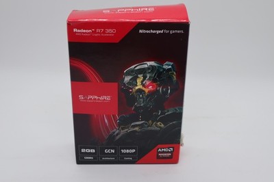 SAPPHIRE Radeon R7 350 2GB GDDR5 Graphics Card AMD R7-350 PCIe 3.0 HDMI DVI VGA