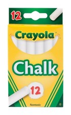 Crayola 51-0320 Non-Toxic White Chalk