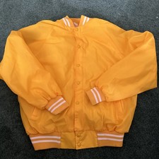 Made in USA Varsity Bomber Nylon Jacket Auburn Sportswear Men’s Size XL
