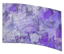 COLOR GUARD FLAGS VIOLET DREAMS SILKS - NEW - 36" x 54" Standard Curved