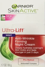 Garnier SkinActive Ultra-Lift Anti-Wrinkle Firming Night Cream, 1.7 oz.