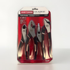Craftsman 70922 4pc Heavy Duty Alloy Steel Pliers Set W Trugrip Handles