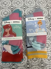 Bombas X Disney Cinderella Ariel Socks Medium Crew Women  s 8-10.5