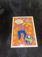 Ms. Botz 1993 Skybox Simpsons Character Card #S35, NM-MT