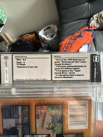 Super Smash Bros N64 Sealed A WATA 8.0 Graded Not VGA CGC PSA Made In Japan