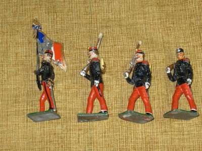 CBG MIGNOT Soldat prussien au défilé 1914 - Prussian lead soldier at the parade