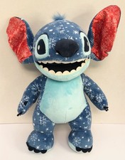 Build A Bear Disney STITCH Aloha Christmas Snowflakes 15" Plush Stuffed Toy L2