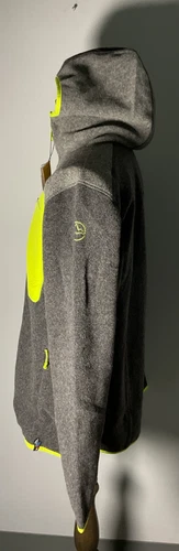 La Sportiva Agon Hoody Men's Size M Carbon/Lime Punch Jacket NWT image 4